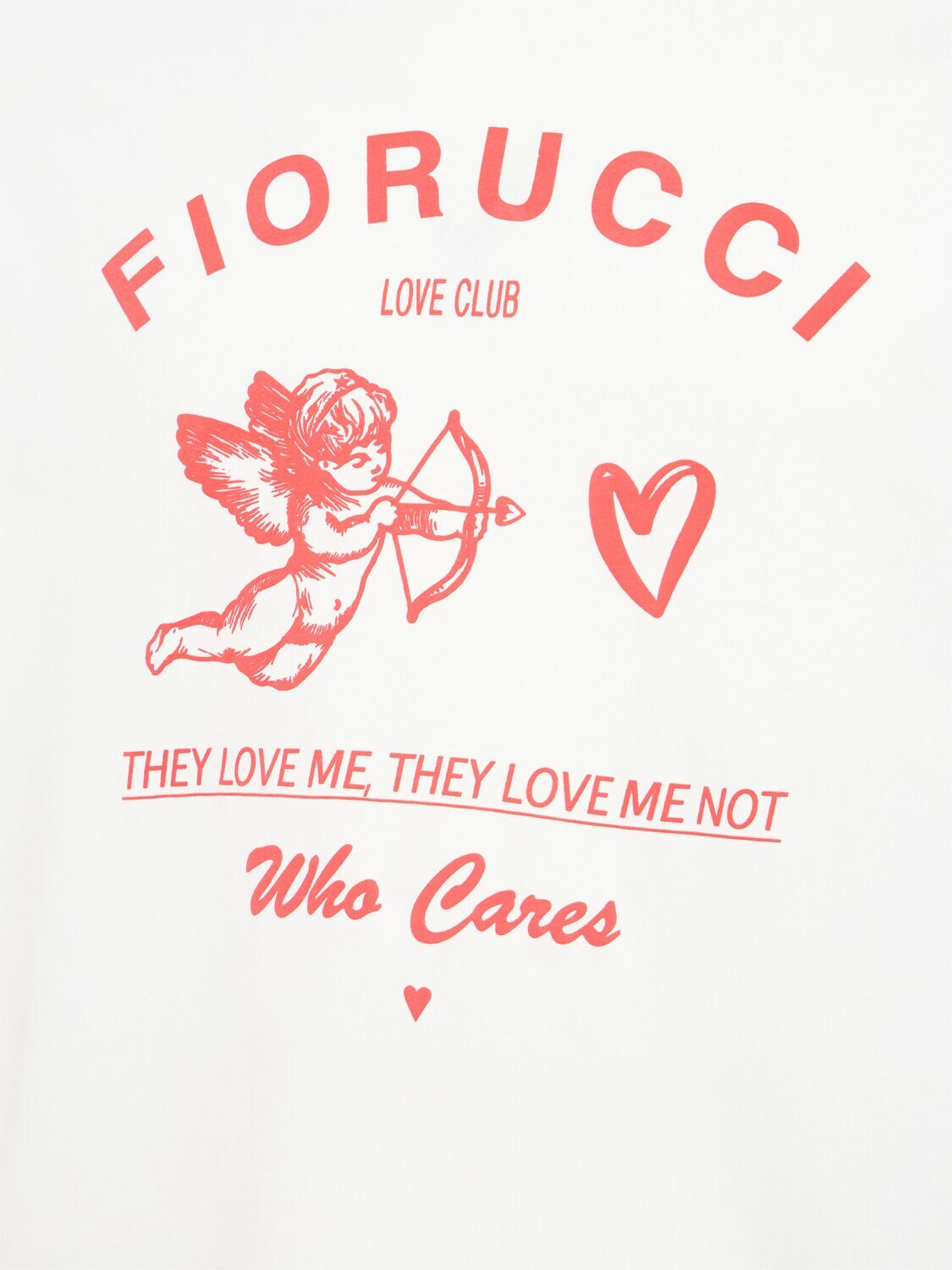 FIORUCCI Cupid Love Club Printed Cotton T-shirt