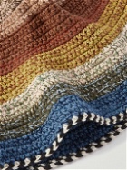 Story Mfg. - Brew Striped Crocheted Organic Cotton Bucket Hat