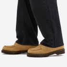 Dr. Martens Men's Lowell Hairy Suede Shoe Sneakers in Butterscotch
