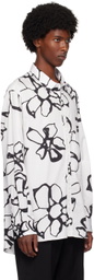 FORMA Black & White Flower Shirt