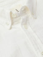 La Paz - Button-Down Collar Cotton-Flannel Shirt - Neutrals