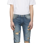 Nahmias Indigo Distressed Jeans