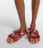 Zimmermann Carousel printed espadrille slides