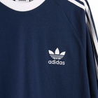 Adidas 3-Stripes Long Sleeve T-Shirt in Night Indigo