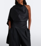 Róhe Assymetric wool top