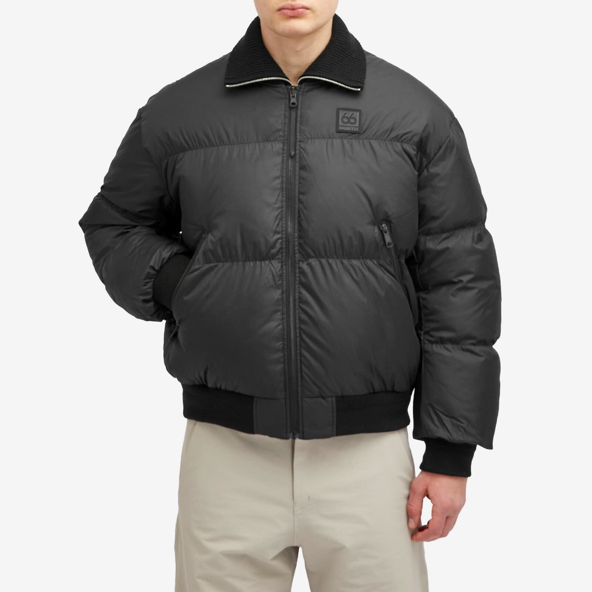 66° North Men's Dyngja Bomber Jacket in Black 66° North