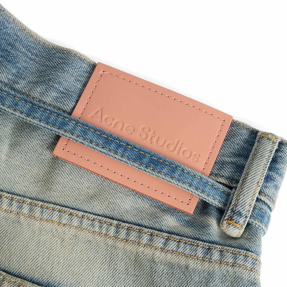 Acne Studios Women's Roland Denim Shorts in Light Blue