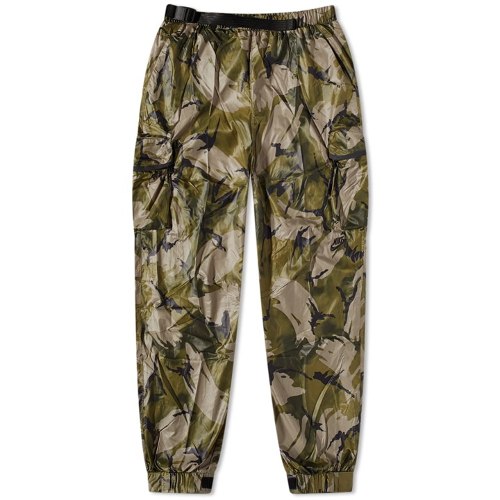 Photo: Nike Men's Tech Pack Lined Woven Camo Pant in Matte Olive