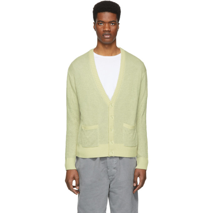 Photo: John Elliott Off-White Wool High Twisted Cardigan