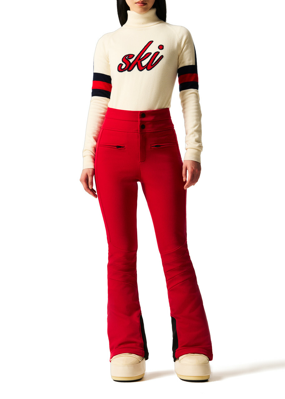 Perfect Moment Aurora High-waist Flared ski Pants Red