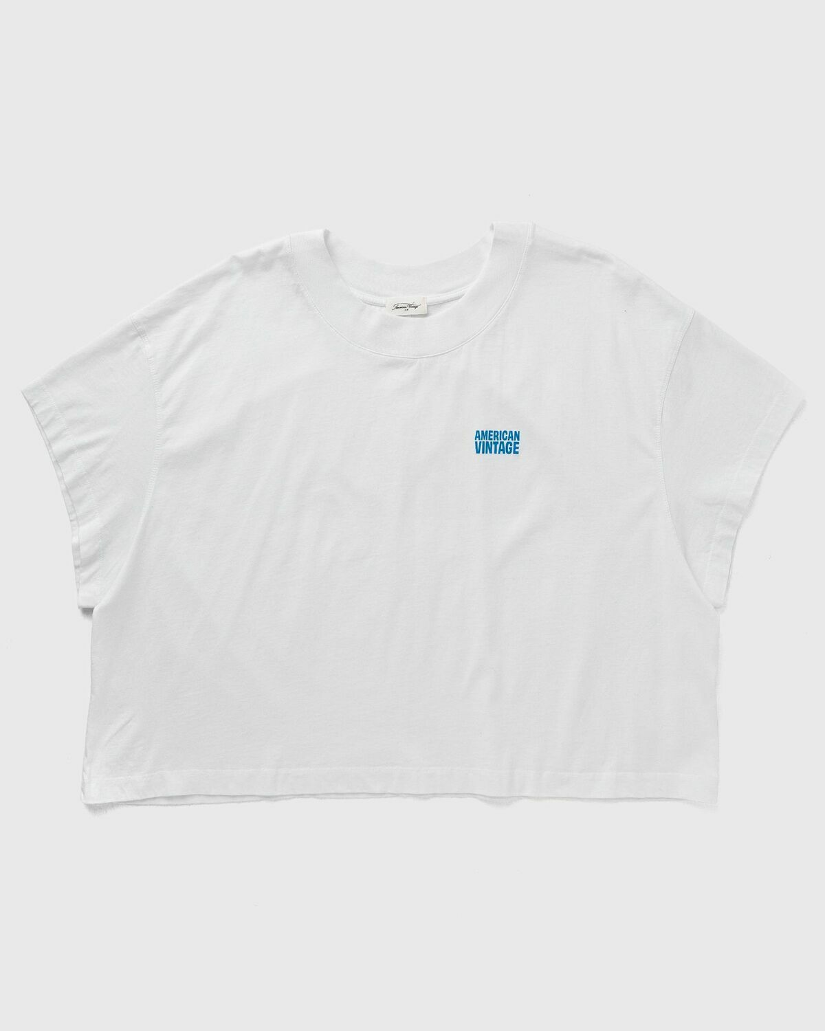 American Vintage GIXY White Womens Shortsleefe