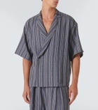 King & Tuckfield Striped virgin wool shirt