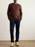 Massimo Alba - Alder Mohair and Silk-Blend Sweater - Brown