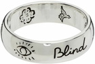 Gucci Silver Blind For Love Ring