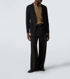 Giorgio Armani Ribbed-knit polo shirt