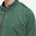 YMC Men's Dean Corduroy Shirt in Green