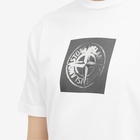 Stone Island Men's Institutional One Badge Print T-Shirt in White