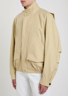 Calvin Klein Donald Patch-pocket Cotton Jacket Off White