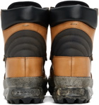 Maison Margiela Tan & Black Climber Boots
