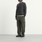 Stone Island Men's Lambswool Jumper in Lead Melange