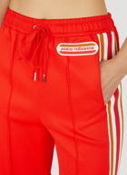 Striped Track Pants in Red