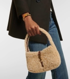 Saint Laurent Le 5 à 7 Mini shearling shoulder bag