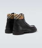 Burberry Rogue leather combat boots