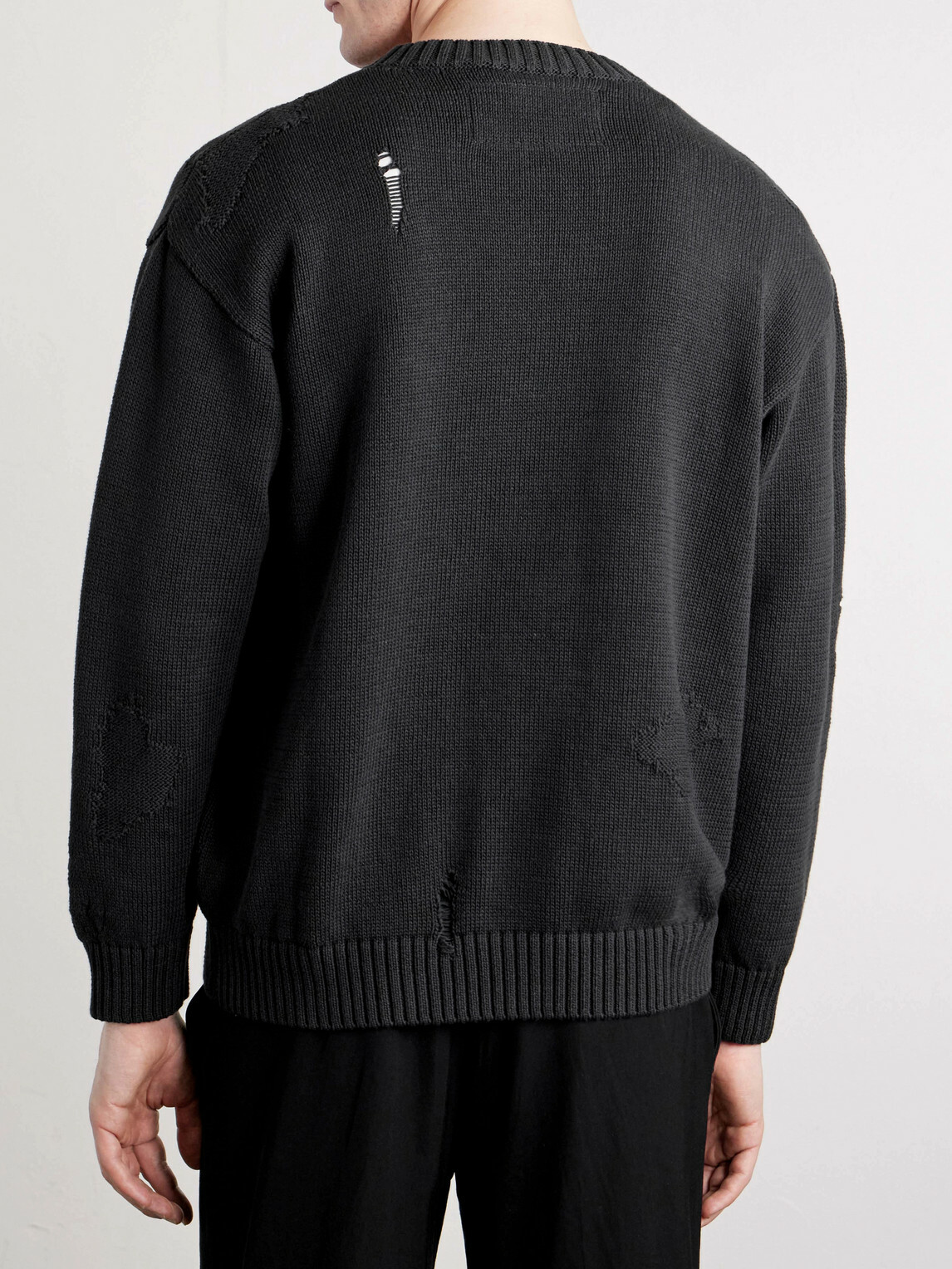 Neighborhood - Savage Cotton Crewneck Sweater - Black