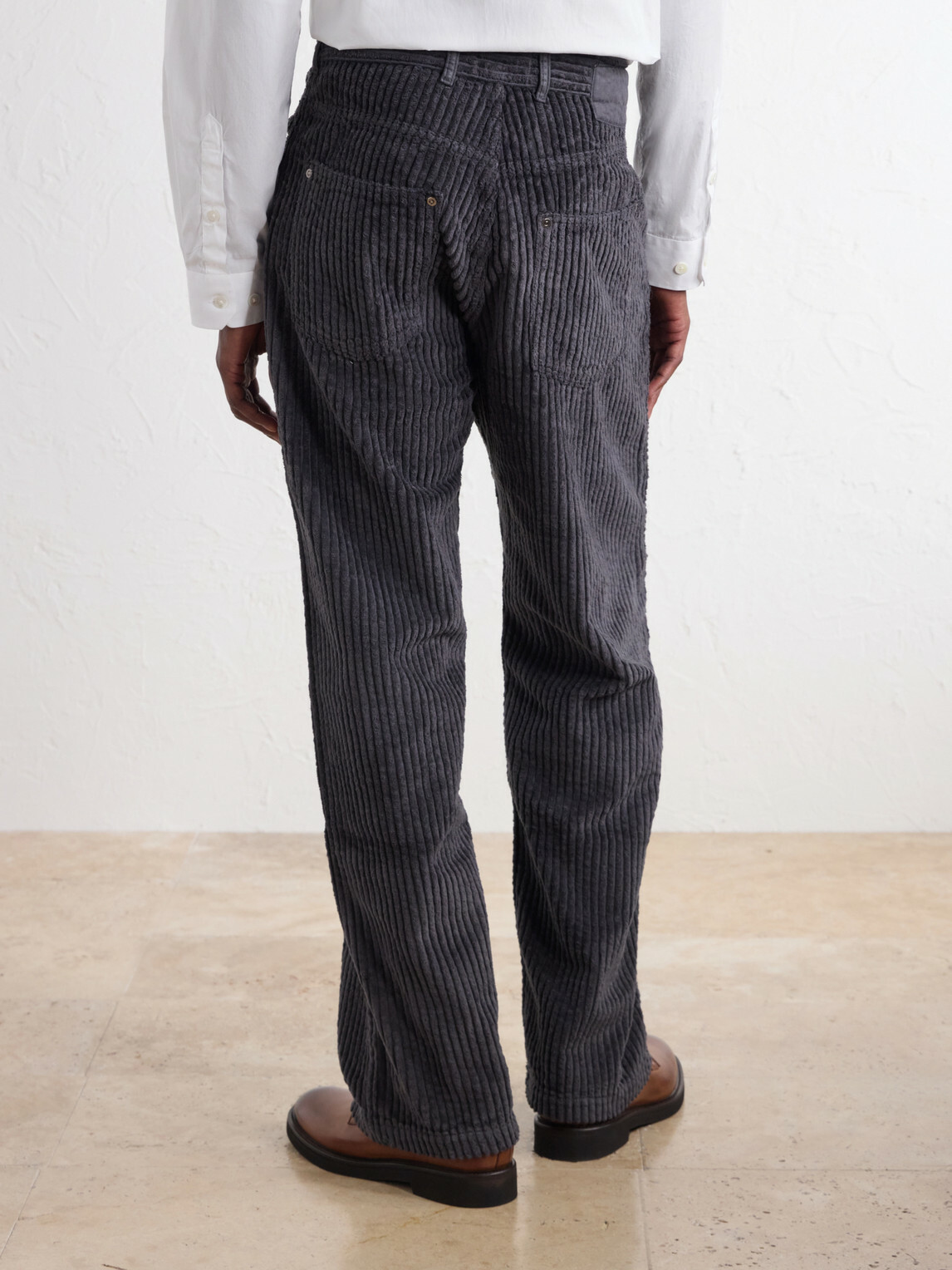 mfpen - Generation Straight-Leg Cotton-Corduroy Trousers - Gray