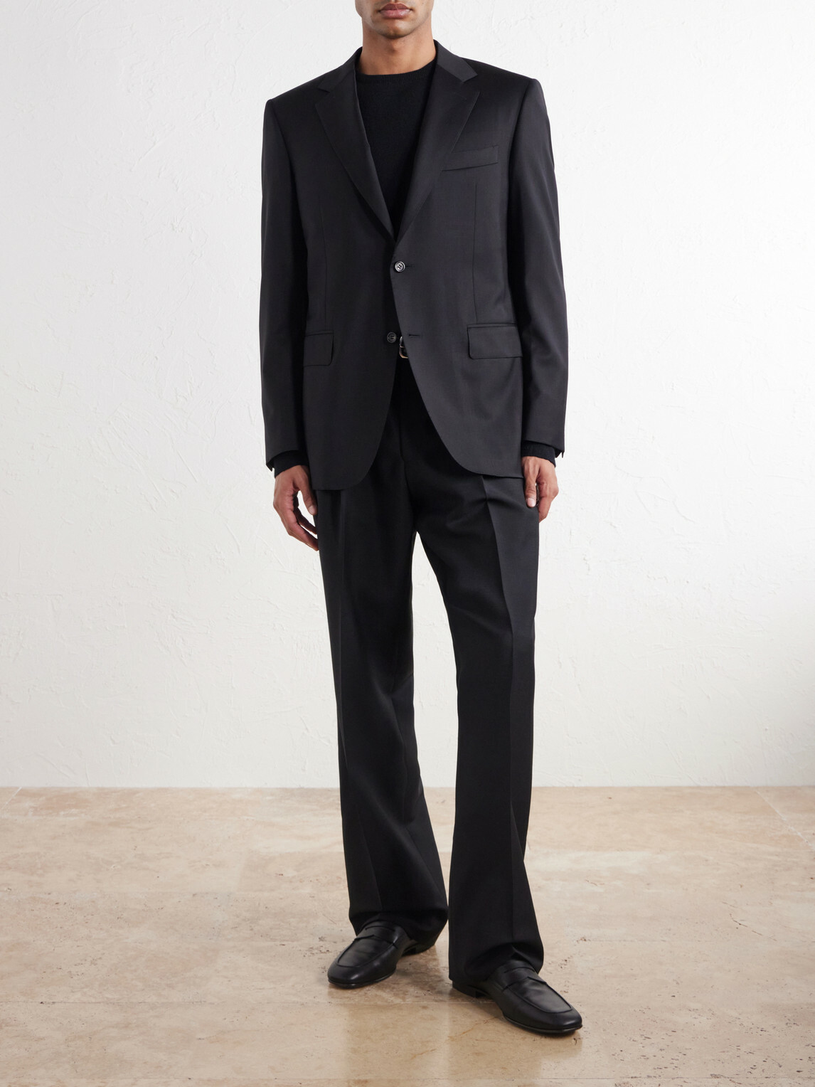 Canali - Impeccabile Wool-Fresco Suit Jacket - Black