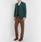 Polo Ralph Lauren - Dark-Green Slim-Fit Unstructured Cotton-Blend Twill Blazer - Men - Green