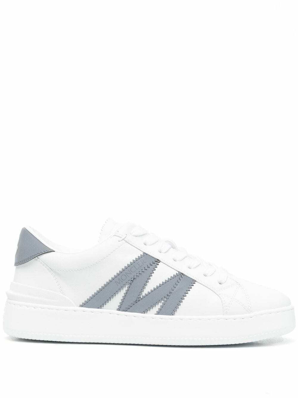 Moncler Black Fabric Low Top Sneakers