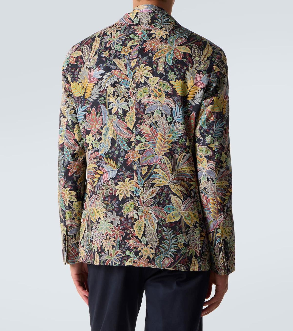 Etro Roma printed wool-blend blazer