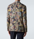 Etro Roma printed wool-blend blazer