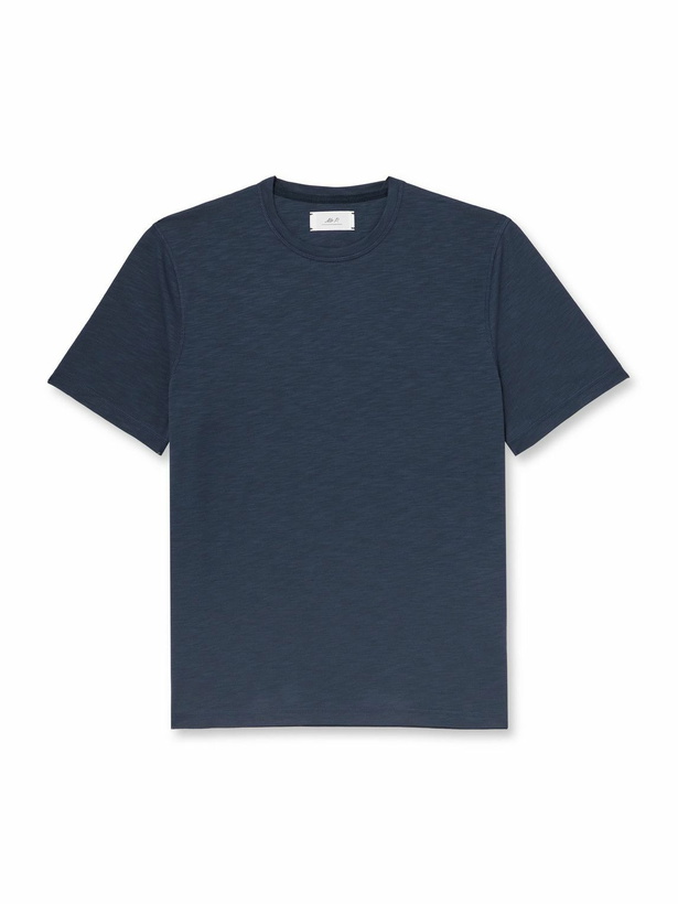 Photo: Mr P. - Performance Stretch-Jersey T-Shirt - Blue
