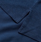 ETRO - Paisley-Print Cotton-Piqué Polo Shirt - Blue