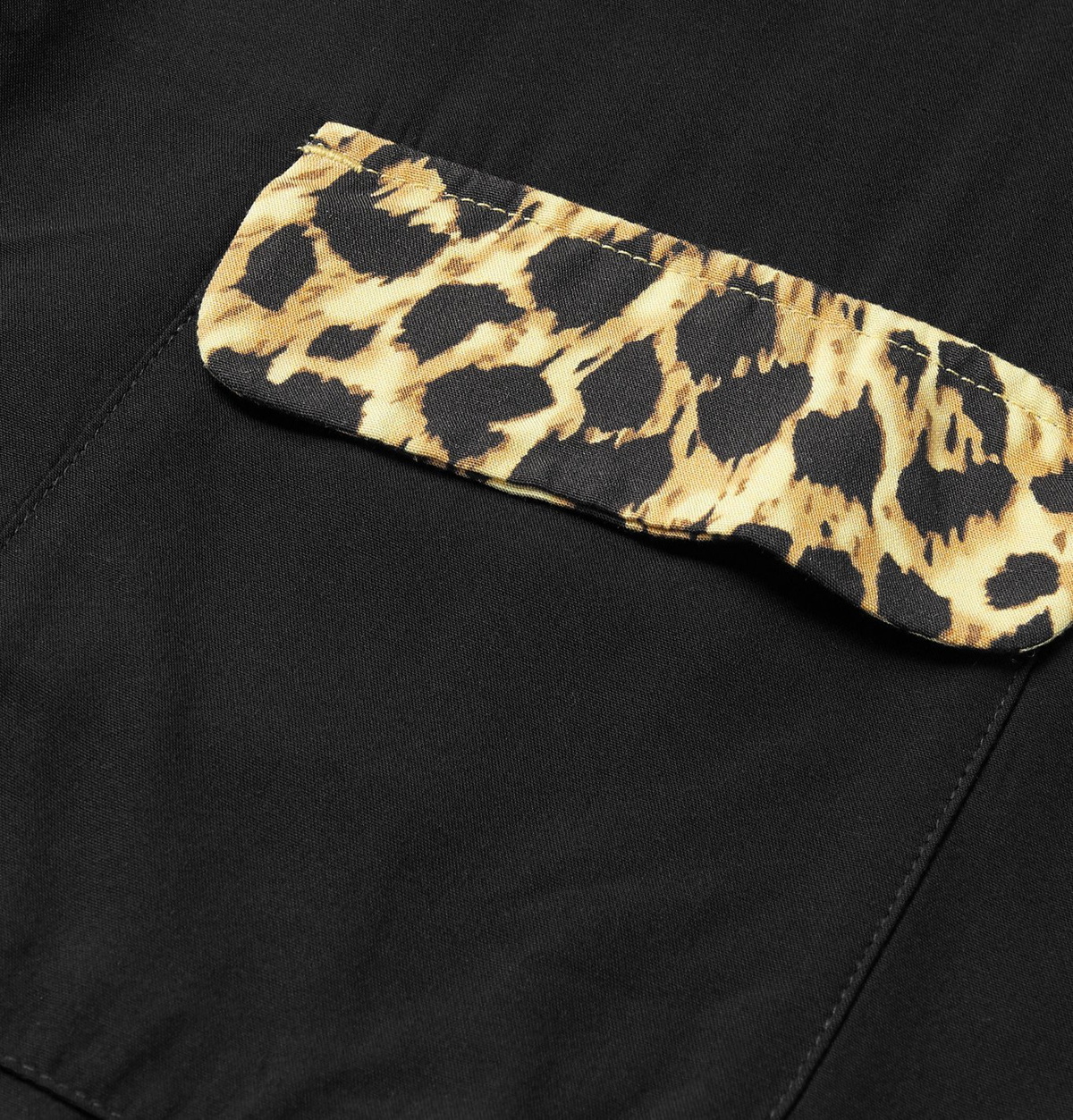 Carhartt WIP - Wacko Maria Camp-Collar Leopard-Print Woven Shirt - Black Carhartt  WIP