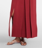 Alaïa Pleated midi skirt