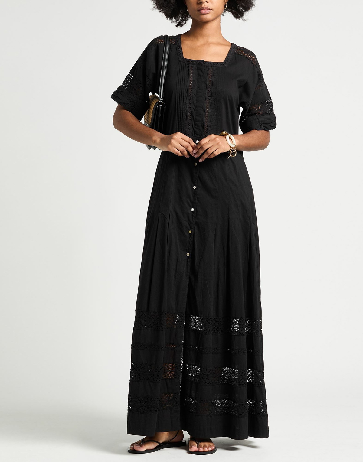 Loveshackfancy Womens Maxi dress in Black