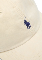 Polo Ralph Lauren Logo-embroidered Linen cap - Cream - One Size