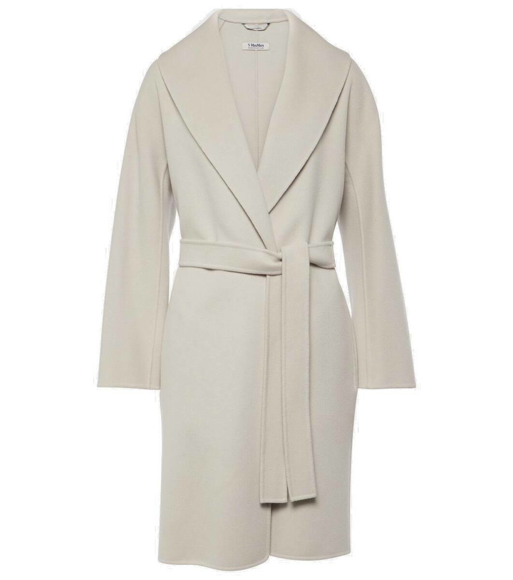 Photo: 'S Max Mara Messi virgin wool wrap coat