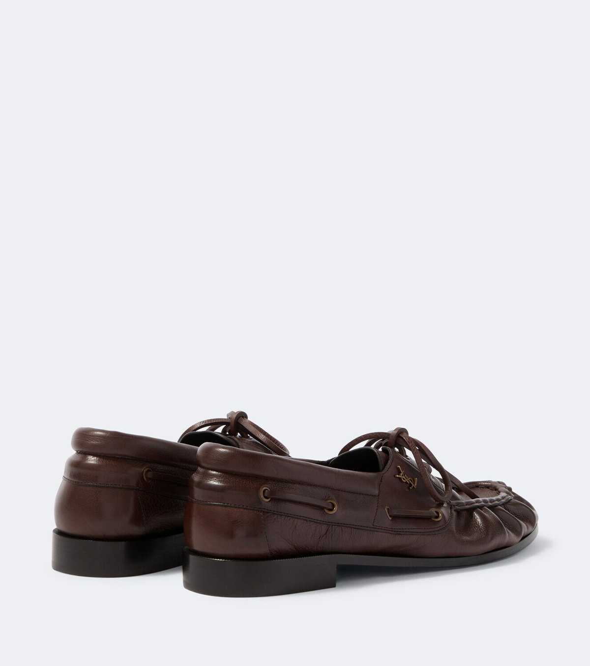 Saint Laurent Le Loafer Bateau leather boat shoes