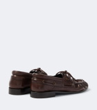 Saint Laurent Le Loafer Bateau leather boat shoes