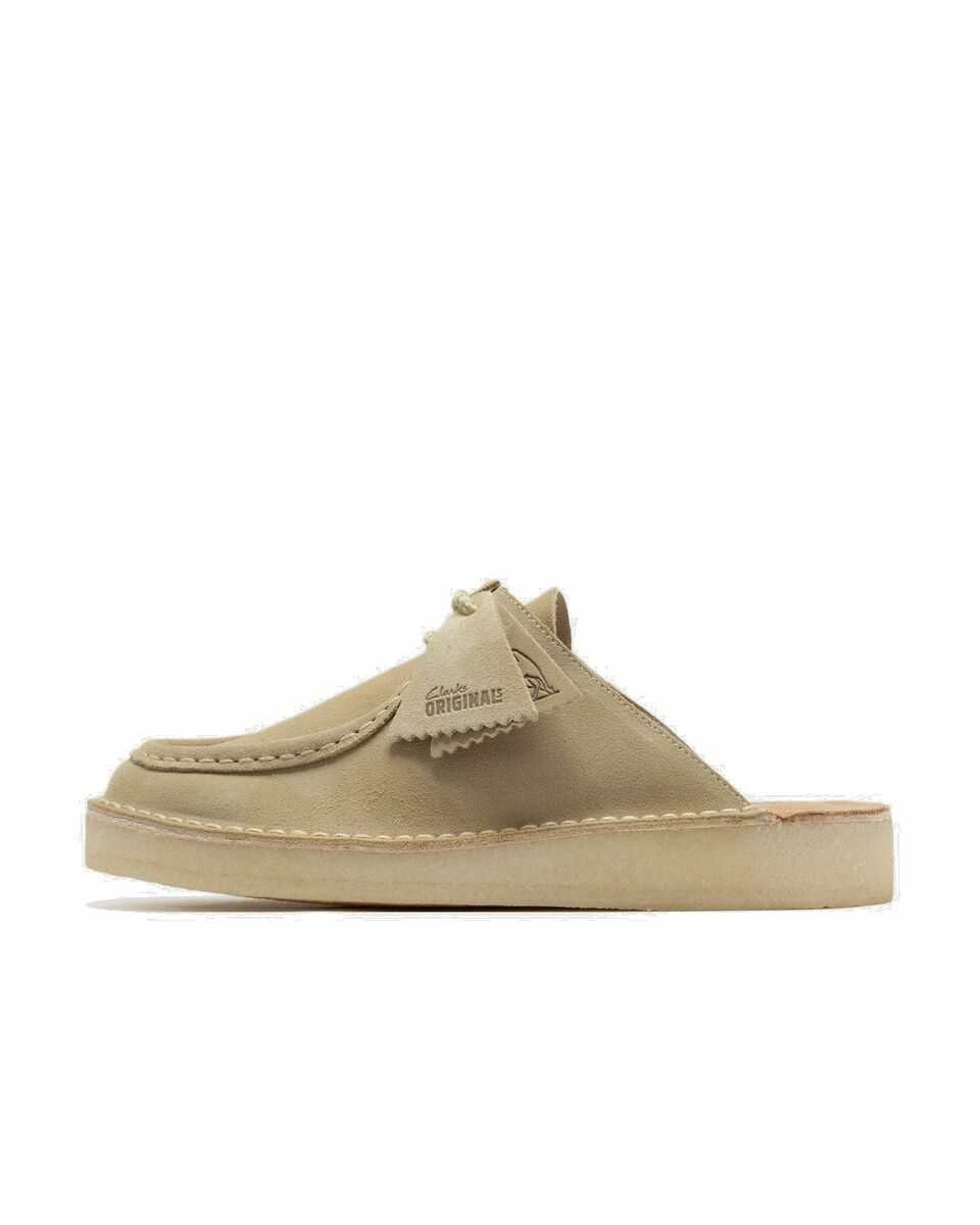 Photo: Clarks Originals Dsrt Nomad Mule Beige - Womens - Sandals & Slides