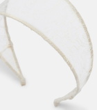 Jennifer Behr Thalia silk lace headband