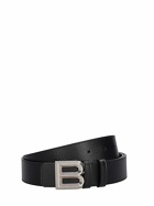BALLY - 3.5cm B Bold Leather Belt