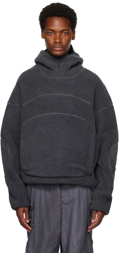 Photo: Entire Studios Gray Fluffy V2 Hoodie