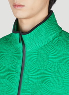 Intreccio Sleeveless Jacket in Green