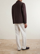 Altea - Constantin Cotton and Linen-Blend Overshirt - Brown