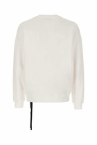 Ann Demeulemeester White Cotton Sweatshirt